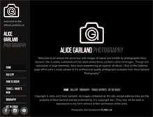 Tablet Screenshot of alicegarlandphoto.com